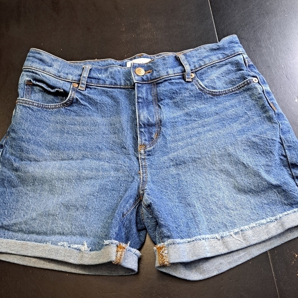 Loft Blue Denim Jean Shorts Size 2 - Picture 5 of 6